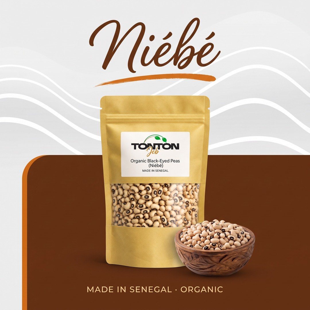 Tonton Jeb Black Eyed Peas (niébé) pouch, the product used in this recipe