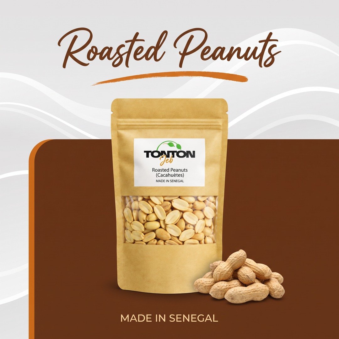 Tonton Jeb Roasted Peanuts pouch, the product used in this recipe