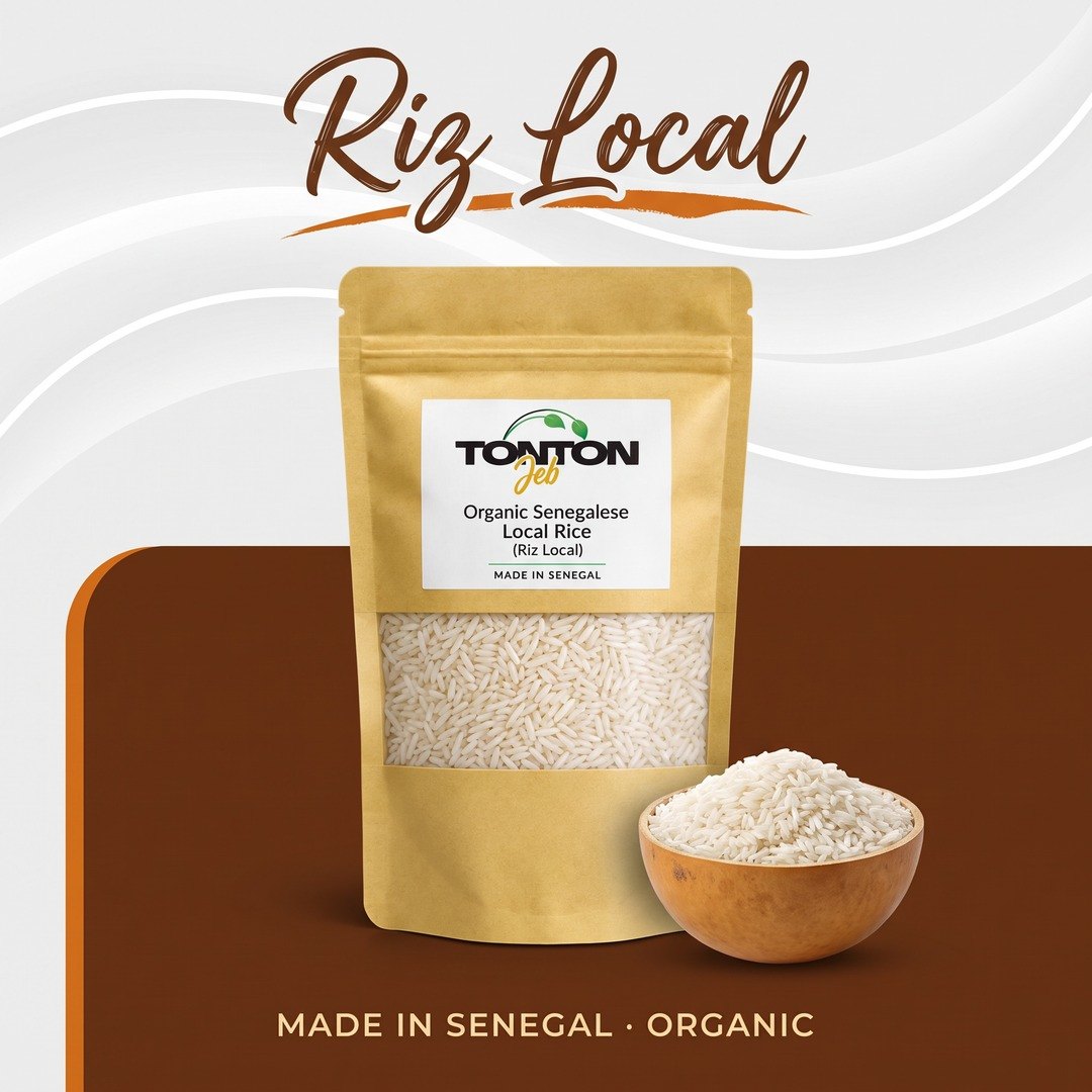 Tonton Jeb Senegalese Local Rice pouch, the product used in this recipe