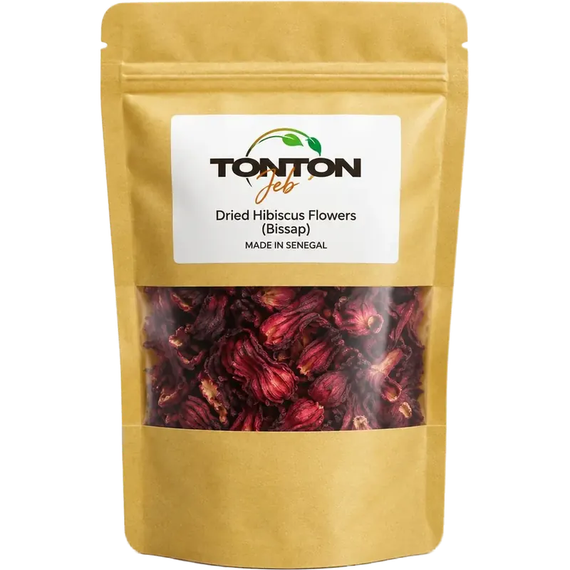 [TJ-BISSAP-FL-200] Dried Hibiscus Flowers